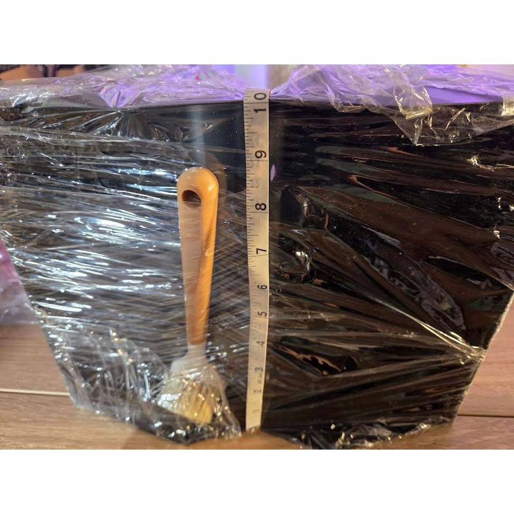 Hanging Goat Feeder‎ Chicken Trough 2 Pack Black Wall Mount with Brush Hardware